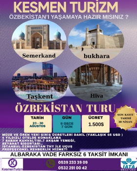 Özbekistan Turu