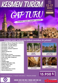 2026 Kesmen Turizm Gap Turu